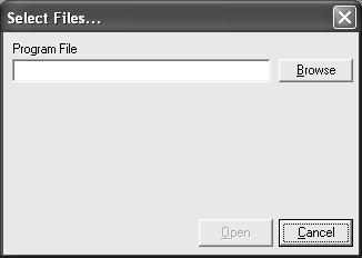 exe file or double-clicking on the desktop shortcut icon. The following screen will be shown: Step 6 Click on File then Open.
