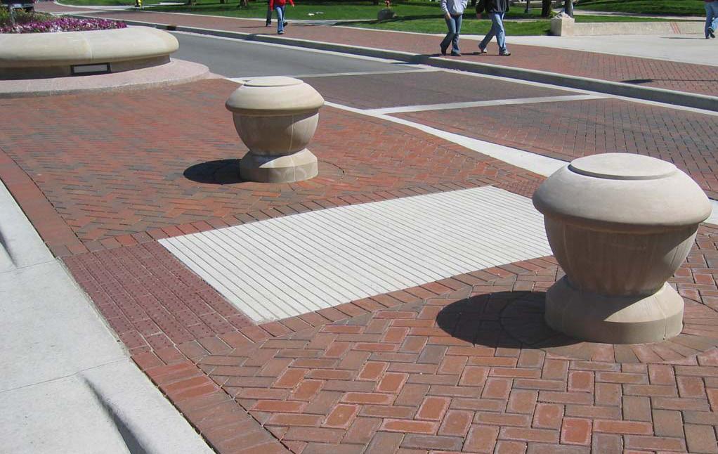 Properly designed, installed and maintained clay paver surfaces achieve the required smoothness.