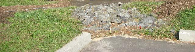 Address with: Grading Rocks/obstructions to