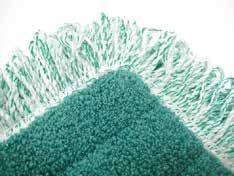Microfiber mops can be used to clean floors and walls. Suggested in healthcare areas such as laboratories, operating theatres and rooms.