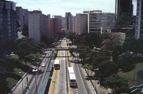 Paulo, Brazil Four Distinct Busways