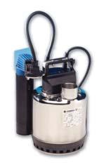 Submersible drainage and sewage pumps Submersible pumps available cover small and medium sized