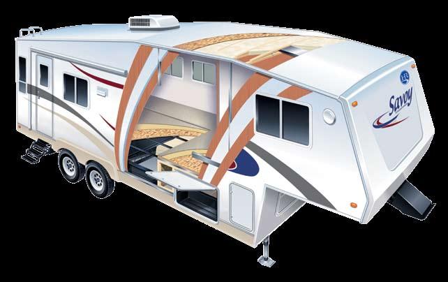 slide-out: When you purchase a Holiday Rambler, you can be sure the slide-out boes are some of the strongest and most reliable you ll find anywhere.