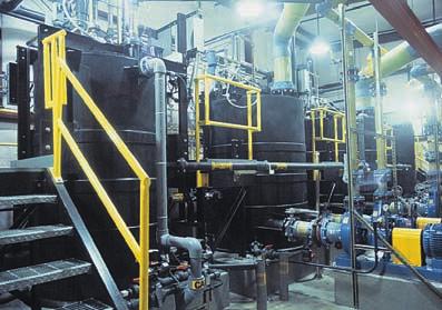 They are well-suited for use as primary or secondary systems in conjunction with thermal oxidizers, and are also used in a series where there are multiple-contaminant gas streams.