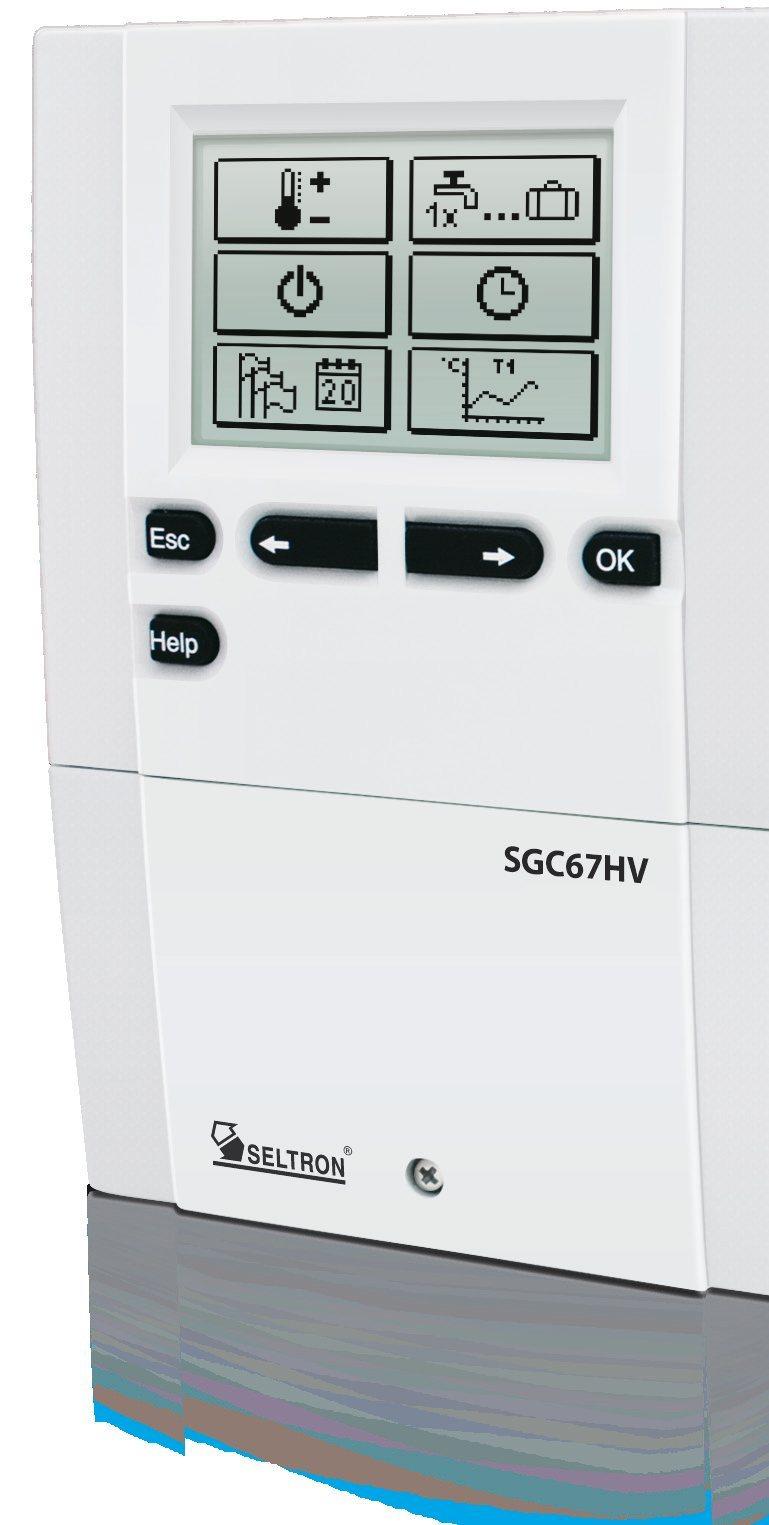 ORDERING CODES Solar controller PROMATIC SGC16H Code: 2SGC16H00-010 Solar controller PROMATIC SGC16H incl.