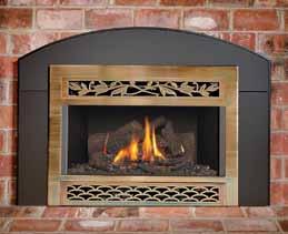 Finishing Your Fireplace Insert Insert panels are used to close off the opening of your fireplace when installing a gas insert. Fireplace Xtrordinair offers a choice of four looks.