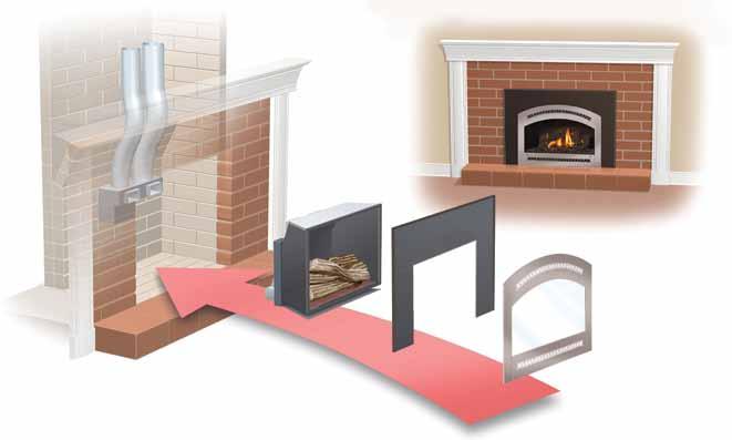 Installing a Fireplace Insert In a Metal or Masonry Fireplace 1 2 The first step is determining whether you have a metal (zero clearance) or masonry fireplace.
