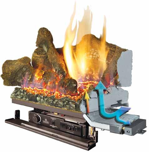 Is It A Wood or Gas Fire? Patented Ember-Fyre Burner Technology We feature the patented Ember-Fyre burner system in both the 32 DVS and 34 DVL gas fireplace inserts.