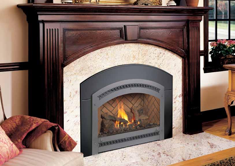 The original Classic Arch Faces are available for both our 32 DVS and 34 DVL gas fireplace inserts.