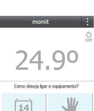 momit Smart Thermostat App 1. Start Once you ve finished registering your device, you can start enjoying the momit Smart Thermostat App.
