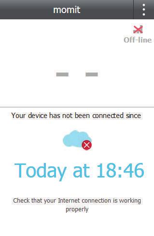 Salón 100% Offline Offline: Indicates how long the device has been offline and the reason why.