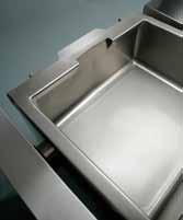 Water flow in l/min electrolux Braising pans 5 Cleanability Round corners and smooth surfaces avoid dirt traps on the edge of the cooking well External panel and cooking well are sealed together The
