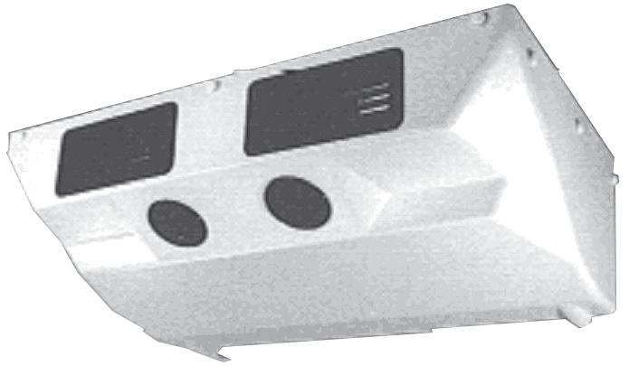 School, Shuttle and Transit EVAPORATOR CEILING MOUNT 35,000 BTU Manufactured for the transportation industry, the 10-9335 evaporator is designed for free-blow ceiling mount applications.
