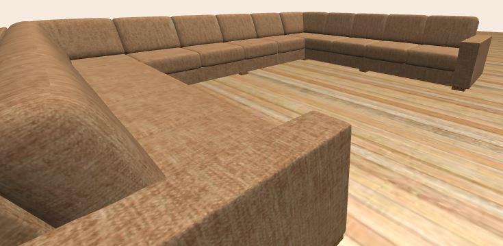 4 Large U-Shaped sofa This is where U shaped sofas really come into their own, you can go to town with our u shape sofa builder tool and create a sofa that's as big as 5.