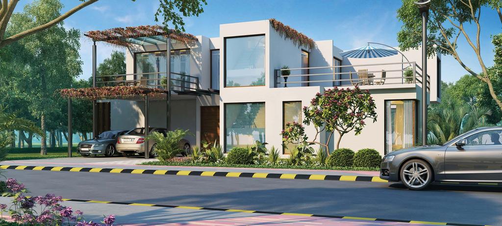 Clover Greens - The Villas VILLAS Contemporary design delivering clean & straight forward structures which maximize views of the greenery all around.