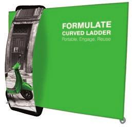 formulate graphics: Powerstretch, 215gsm fabric for indoor use giving a fully