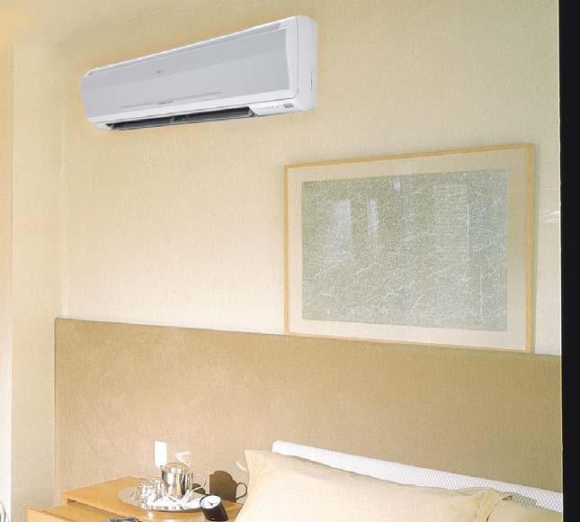 WALL-MOUNTED For large rooms required high capacity, quick cooling/heating and energy saving by Inverter technology HEAT PUMP