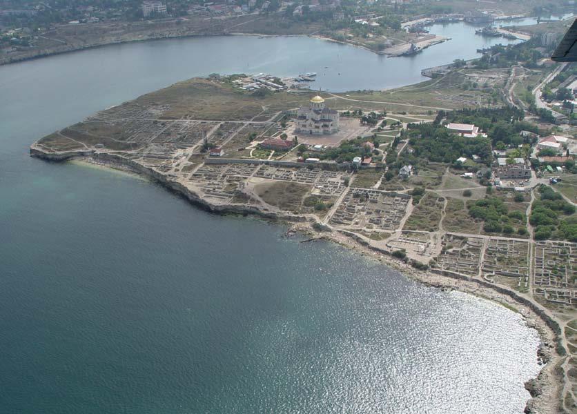 Aerial view of the