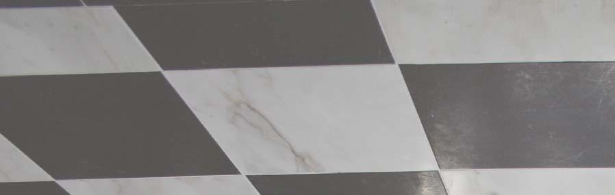 The black marble was quickly recognised as a stone from the region and the white marble was identified as a now rare form of