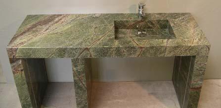 limestone basin and vanity