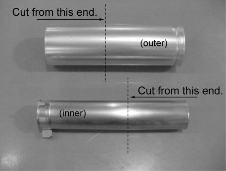 Assemble Minimum Installation (MI) Sections MI sections are non-unitized so that they can be cut to a certain length. Cut these sections to length from the nonexpanded end (see Figure 8.5).