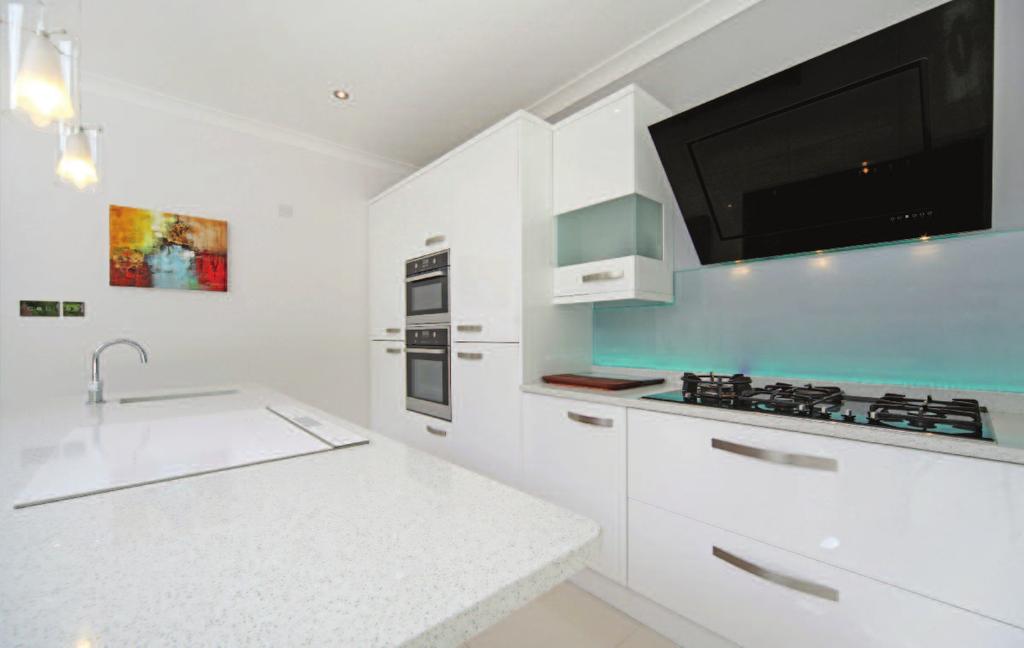The heart of this home is the new, open-plan kitchen and living area that has been designed with a great deal of care and