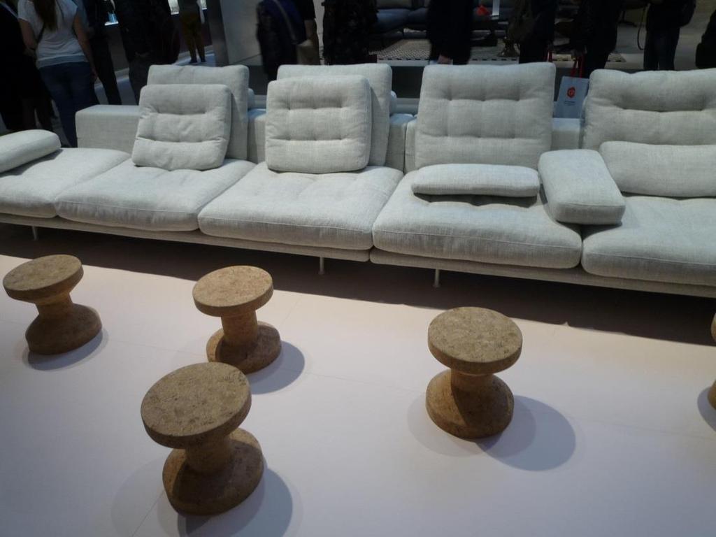 The Sofa Landscape This year s sofas are huge The intention is to create a place to gather and to evoke a feeling