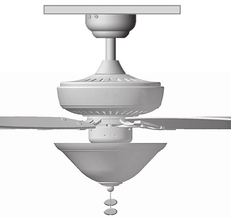 For taller ceilings you may want to use a longer downrod (sold separately). Angle style mounting is best suited for angled or vaulted ceilings.