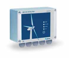 Wind turbines Airports Weather stations LID-3300IP Ice Detector for arctic wind turbines The Labkotec Ice detectors have been specially designed for the detection of ice on the rotor blades.