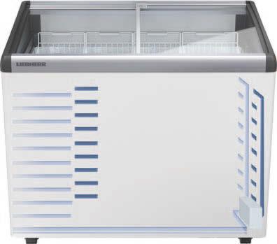 The top is protected with a scratch-resistant worktop. A lid lock is available as an accessory. Maximised total display area.
