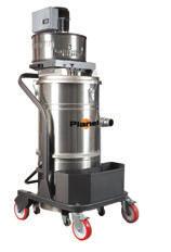 The Barrel Vac converts a 55 gallon drum into a large capacity wet/dry vacuum for manufacturing, construction, and other environments where large amounts of debris needs to be collected.