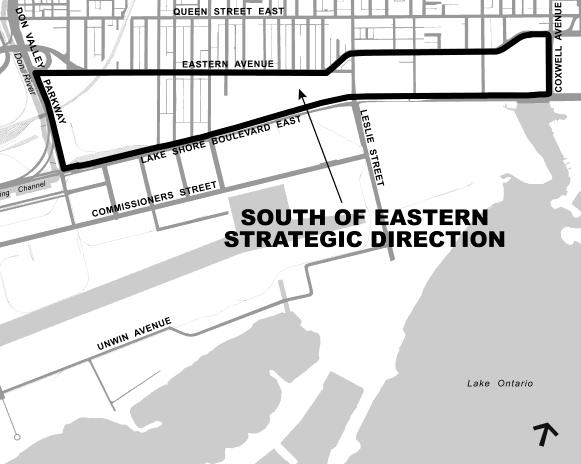 STAFF REPORT ACTION REQUIRED South of Eastern Strategic Direction Status Update Date: July 10, 2014 To: From: Planning and Growth Management Committee Chief Planner and Executive Director, City