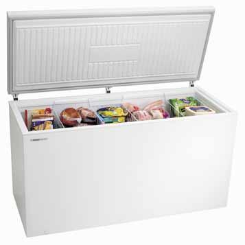 CHEST FREEZERS Westinghouse provides a great range of chest freezers from 150 litres through to 700 litres, some of the biggest available, meeting the needs of every household.