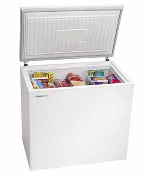 SRING-LOADED lid A lightweight, sturdy, spring-loaded lid that stays open to free both your hands. The lid also provides an airtight seal, ensuring your freezer always runs at its most cost efficient.
