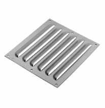 Louvers and Vents Plate Kits Thermal Management: Fans, Blowers, Louvers and Vents Louvers and Vents Designed to provide ventilation in enclosures where excessive internal heat or excessive moisture