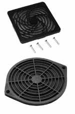 Bulletin: DTHRM Catalog Number ACORD1 ACORD2 Description One connector Two connectors Fan Filter and Finger Guard Kit Low-density filter kit for 4-in. (102-mm) and 6-in. (152-mm) fans.