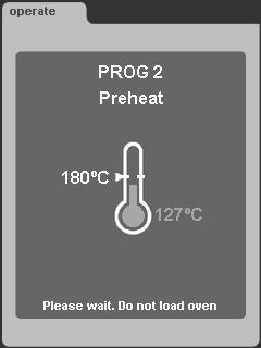 5.2. Pre-heating When the pre-heat function is activated, the unit will start this function after selecting this program.