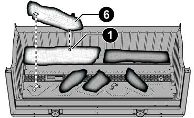 handled roughly, only remove the components from their packaging as required. The log set (A.) or stones (B.