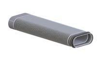ComfoPipe Plus Twin Duct options Twin Duct - 400mm length 1 Intake and exhaust air duct 990 328 800