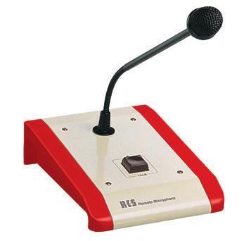 VARES EMERGENCY WARNING SYSTEM Fire Brigade Call Station Fire Brigade Handheld Mic In addition to the monitored microphone, the station VLM-106 can be used.