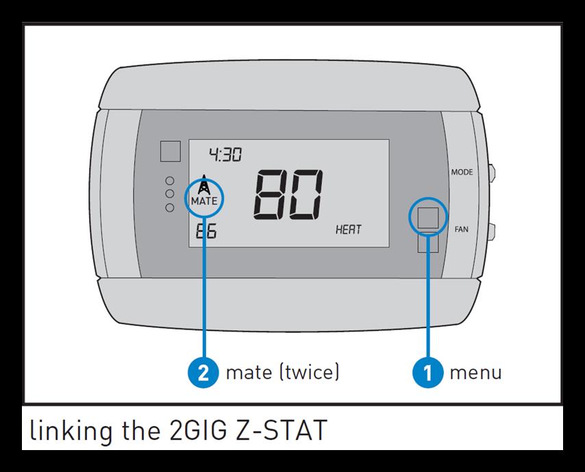 THERMOSTAT NETWORK INCLUSION Step 1 Make sure Questions 79 and 81 are enabled Step 2 Now, go to ADD DEVICES and link the thermostat.