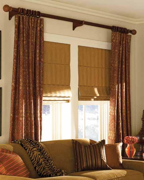 The most reliable and affordable CORDLESS LIFT OPTION in hand-crafted fashion Roman Shades.