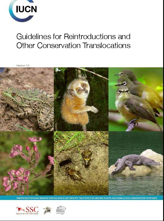 IUCN Guidelines for Reintroductions and Other Conservation