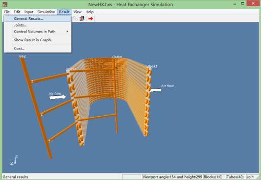 Figure 1. MicroGroove heat exchanger simulation software has a graphical user interface capable of twoand three-dimensional views.