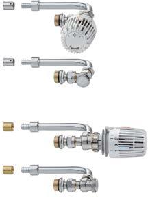 IMI Heimeier Kit Hydroca ble Thermostatic valves with radiator connection systems Thermostatic valve and