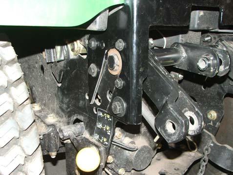 Installation of Cab John Deere X Series CAB MOUNTING INSTRUCTIONS Raise the cab using the lifting ears on