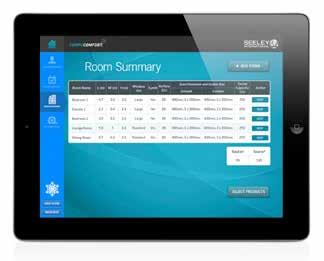CompuComfort sizing system app For a smarter installation, CompuComfort is another brilliant example of Seeley International s innovation.