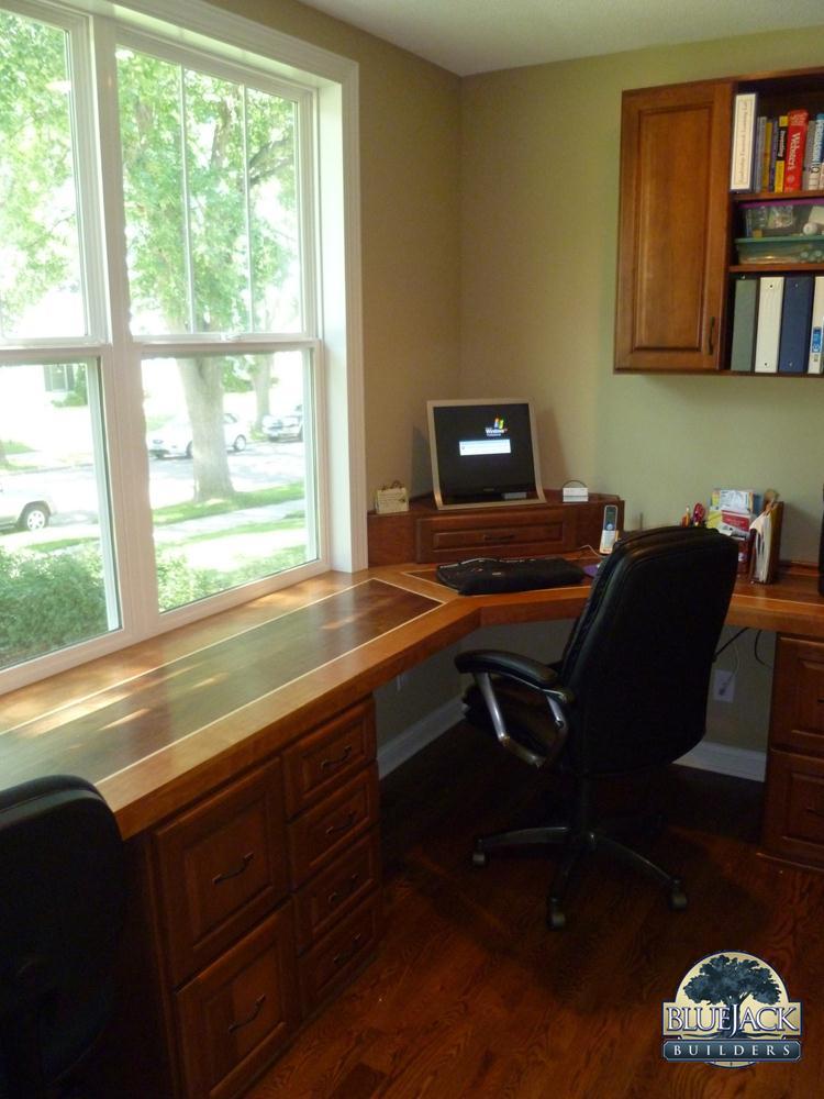 AFTER PHOTO: #3 Two work stations shown here allowed the work-from-home adults