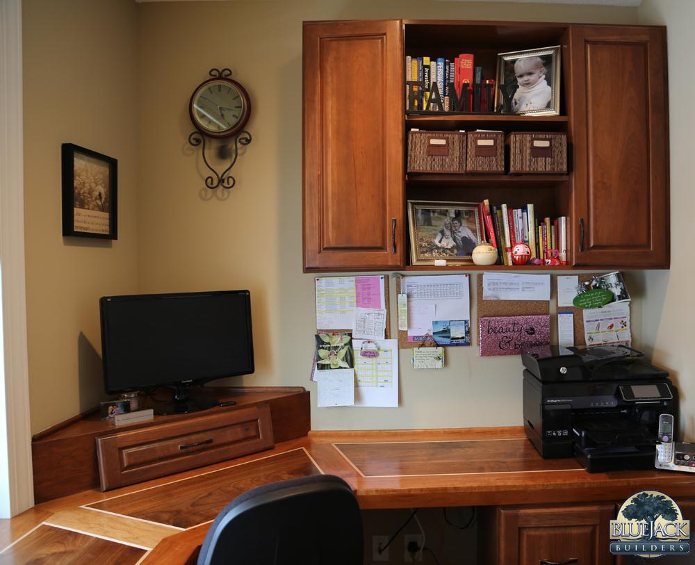 AFTER PHOTO: #4 Custom two person work stations were created in this office with