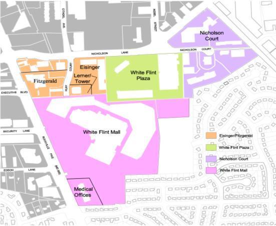 SECTION 2: SITE DESCRIPTION Vicinity The White Flint Mall property covers approximately 45.3 acres in the southeastern section of the White Flint Sector Plan area.